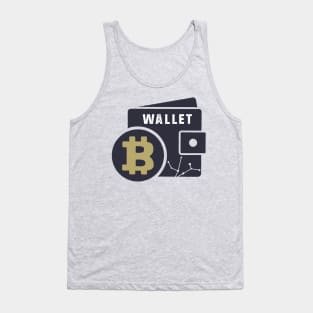 Bitcoin BTC Wallet Tank Top